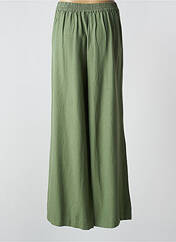 Pantalon large vert PIECES pour femme seconde vue