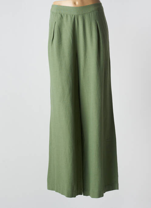 Pantalon large vert PIECES pour femme