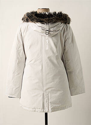 Parka manches longues a capuche gris JUNGE femme