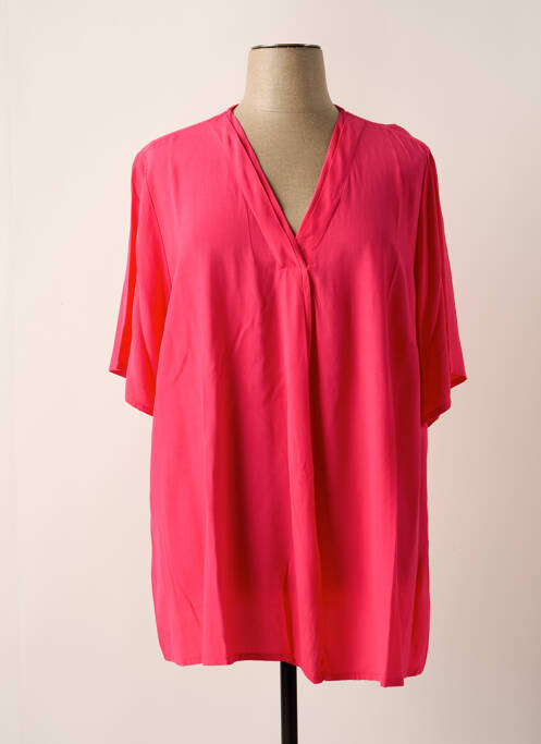 Blouse rose CHALOU pour femme