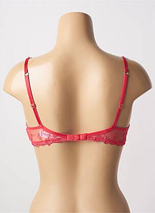 Soutien-gorge effet matière satinée haut soutien-gorge emboitant rose LISE CHARMEL femme