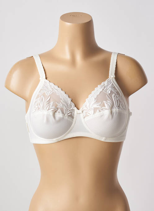 Soutien-gorge effet matière satinée haut soutien-gorge emboitant beige CHANTELLE femme