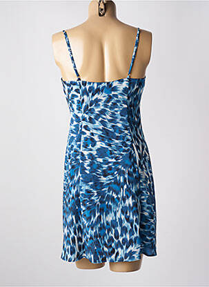 Nuisette/combinette tissage satiné bleu MARJOLAINE femme