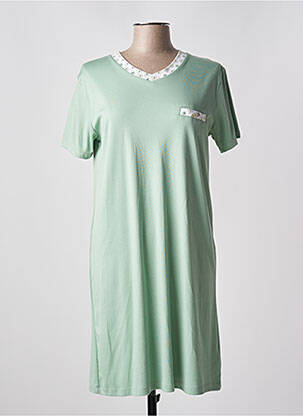 Chemise de nuit vert CANAT pour femme