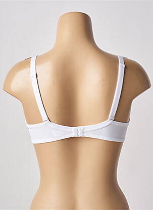 Soutien-gorge effet matière satinée haut soutien-gorge emboitant blanc SIMONE PERELE femme
