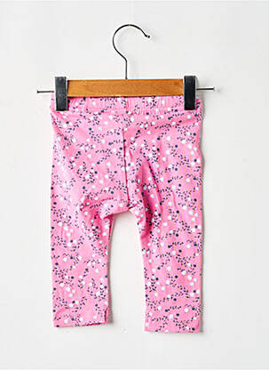 Legging stretch taille élastique rose NAME IT fille