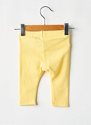 Legging bio taille élastique jaune NAME IT fille
