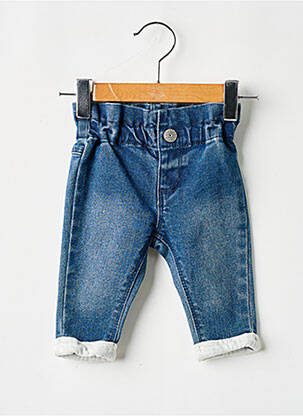 Jeans coupe droite stretch taille ajustable bleu NAME IT fille