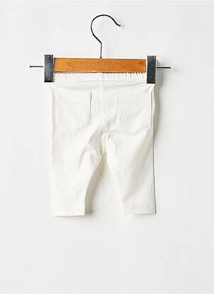 Legging bio taille élastique blanc NAME IT fille