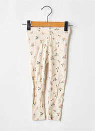 Legging tissage côtelé taille élastique beige NAME IT fille