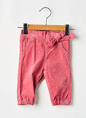 Pantalon droit rose NAME IT pour fille seconde vue