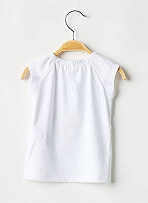 T-shirt coupe cintrée manches courtes blanc NAME IT fille