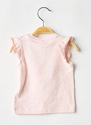 T-shirt bio manches courtes rose NAME IT fille
