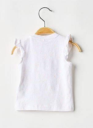 T-shirt coupe cintrée manches courtes blanc NAME IT fille
