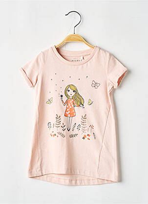 T-shirt coupe cintrée manches courtes rose NAME IT fille