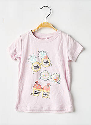 T-shirt coupe cintrée manches courtes violet NAME IT fille