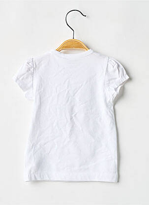 T-shirt bio manches courtes blanc NAME IT fille