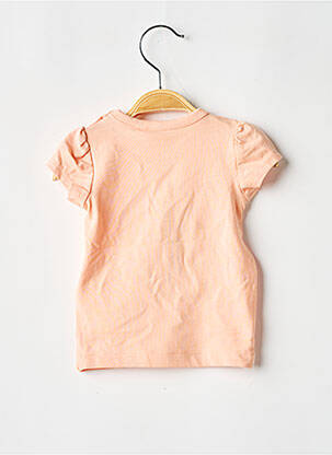 T-shirt bio manches courtes orange NAME IT fille