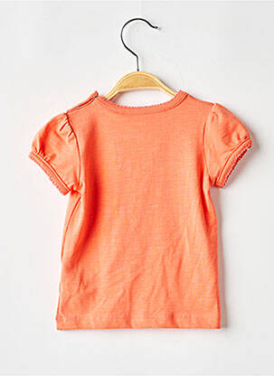 T-shirt coupe cintrée manches courtes orange NAME IT fille
