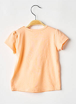 T-shirt coupe cintrée manches courtes orange NAME IT fille