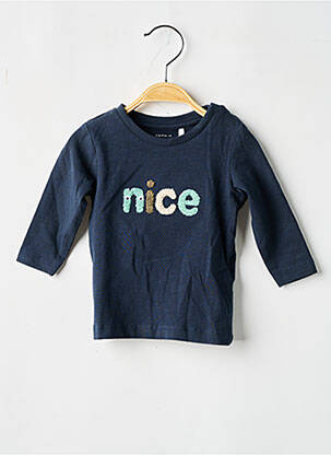 T-shirt manches longues manches longues bleu NAME IT garçon