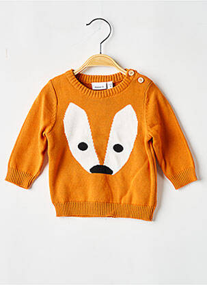 Pull stretch manches longues orange NAME IT garçon