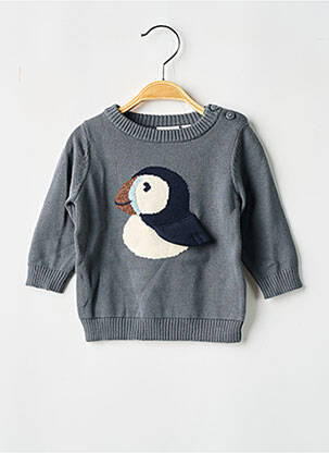 Pull stretch manches longues gris NAME IT garçon
