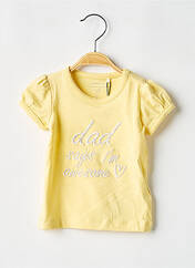 T-shirt jaune NAME IT pour fille seconde vue