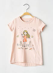 T-shirt rose NAME IT pour fille seconde vue