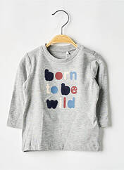 T-shirt gris NAME IT pour garçon seconde vue