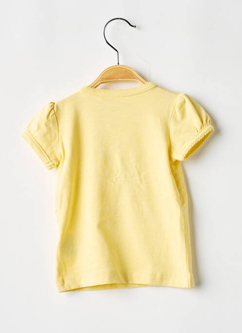 T-shirt coupe cintrée manches courtes jaune NAME IT fille