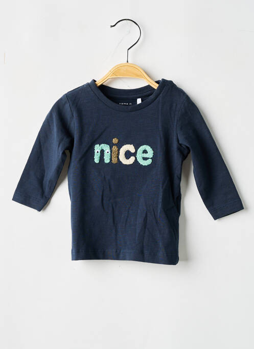 T-shirt manches longues manches longues bleu NAME IT garcon