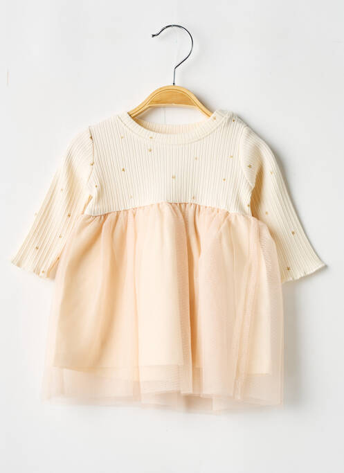 Robe mi-longue beige NAME IT pour fille