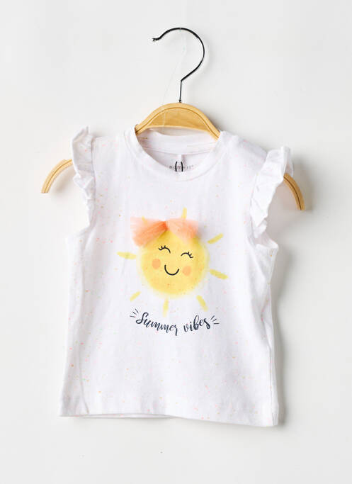 T-shirt blanc NAME IT pour fille