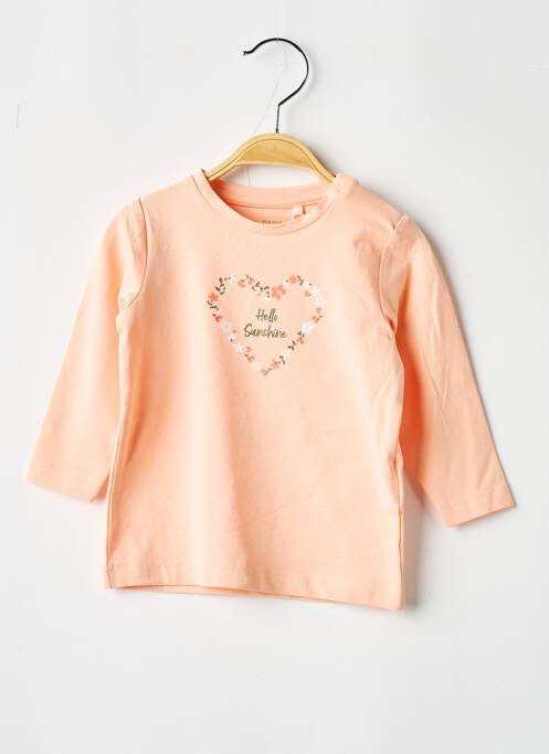 T-shirt orange NAME IT pour fille