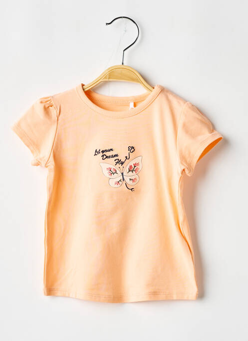 T-shirt orange NAME IT pour fille