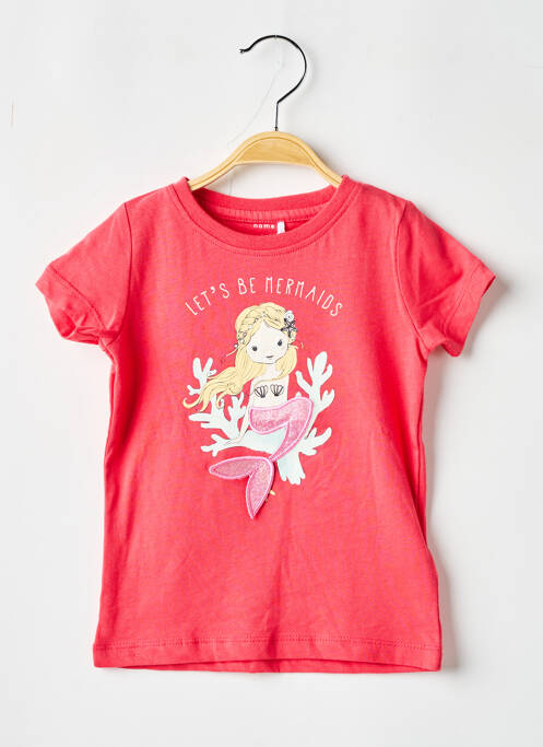 T-shirt rouge NAME IT pour fille