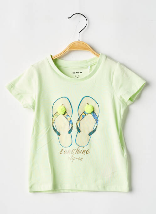 T-shirt vert NAME IT pour fille