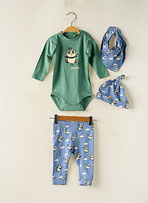 Pyjama fermeture pressionnée à l'entrejambe bleu NAME IT garcon