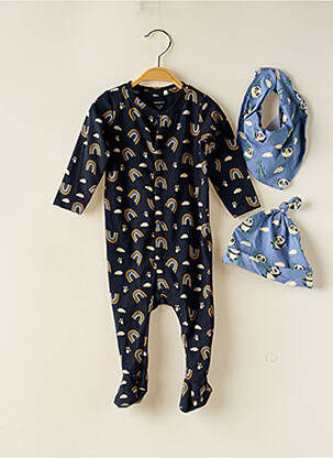 Pyjama fermeture pressionnée à l'entrejambe bleu NAME IT garcon