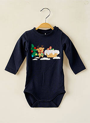 Body lingerie col rond bleu NAME IT garcon