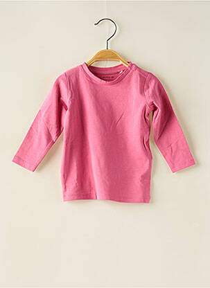 T-shirt coupe cintrée manches longues rose NAME IT fille