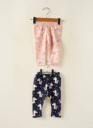 Legging sérigraphie taille élastique rose NAME IT fille