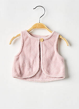 Gilet sans manche col rond rose NAME IT fille