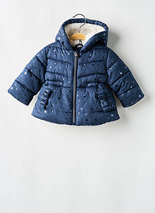 Doudoune poches a capuche bleu NAME IT fille