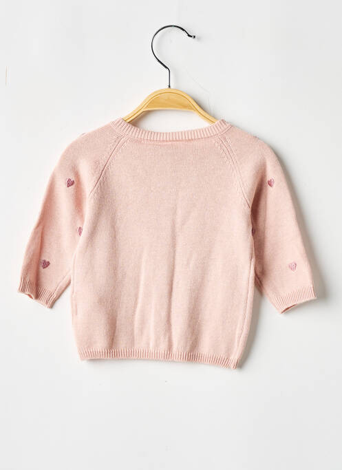 Gilet manches longues rose NAME IT pour fille