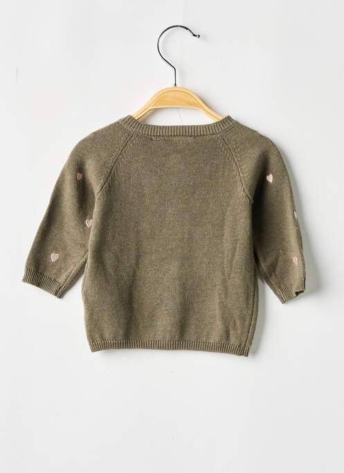 Gilet manches longues vert NAME IT pour fille