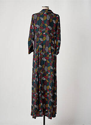 Robe longue manches longues manches longues noir PAKO LITTO femme