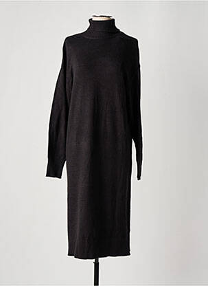 Robe pull stretch manches longues noir B.YOUNG femme