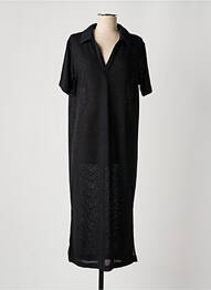 Robe pull coupe droite manches courtes noir B.YOUNG femme